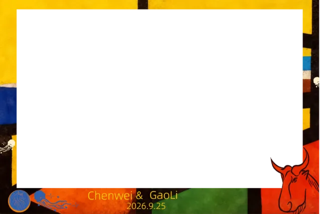 角牛 Photobooth 模板预览图
