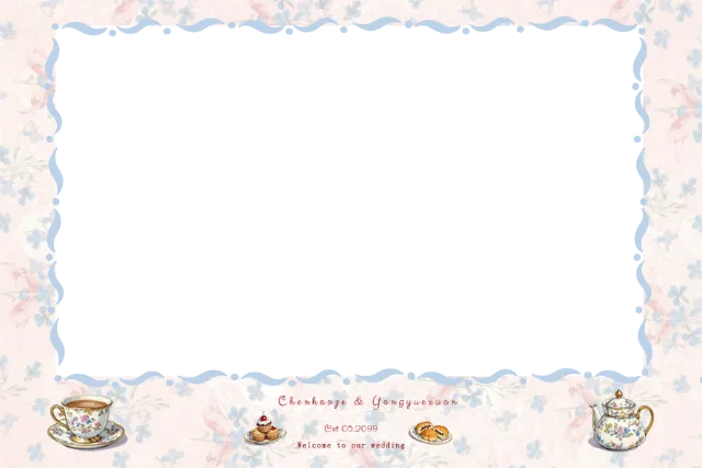 茶壶咖啡月饼樱桃蛋糕蜡烛烛台 Photobooth 模板预览图